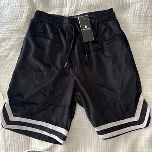 Black velour Korean brand Supeeon athletic style jorts shorts size medium
